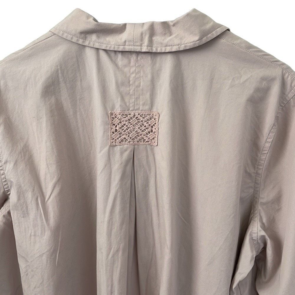 J. Jill Button down cotton top. Mauve Size LARGE‎… - image 4